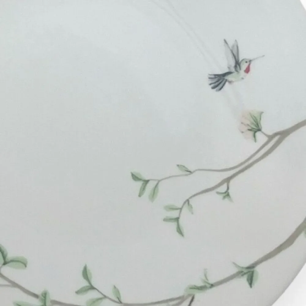 POTTERY BARN Monique Lhuillier‎ RETIRED Meadow Pattern Salad Plates Set of 4